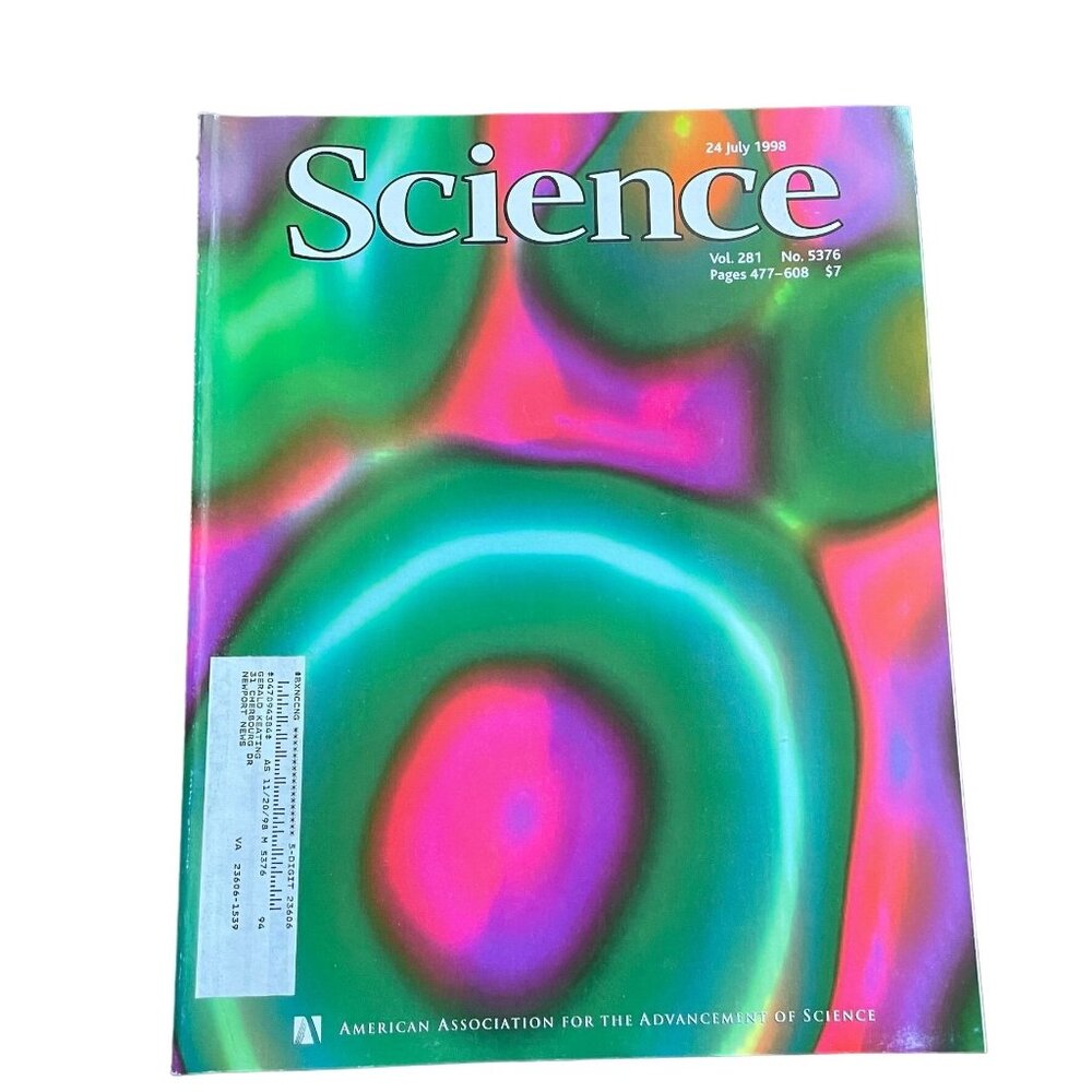AAAS Science Magazine u Vol 281 No 5376 July 24 2000 Molecular Rotor